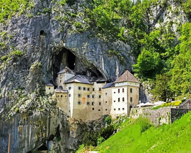 Slovenia Predjama Castle Painting By Numberss.png