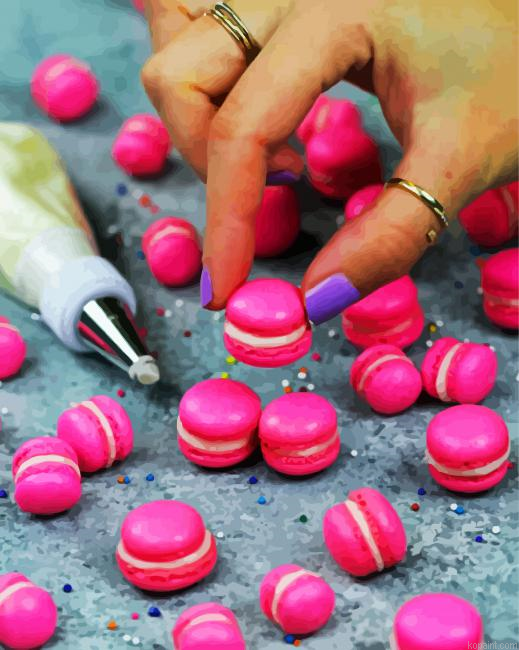 Small French Pink Macarons Painting By Numberss.png