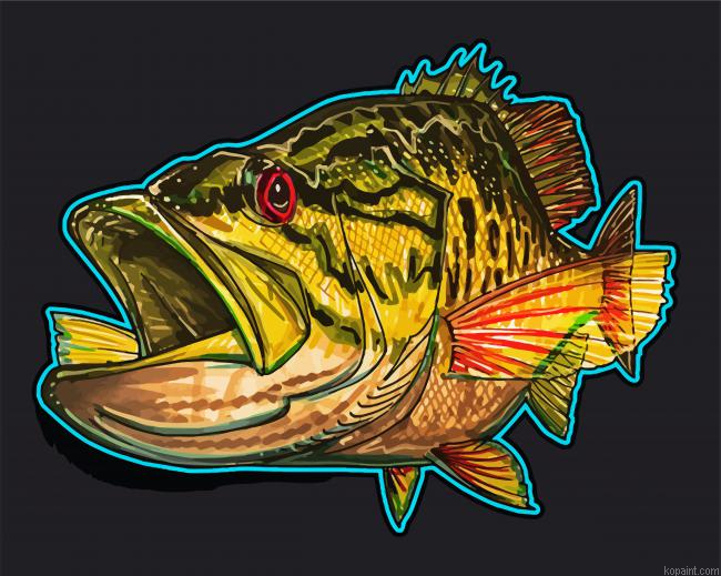 Smallmouth Illustration Painting By Numberss.png