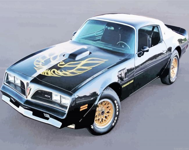 Smokey And The Bandit Car Painting By Numberss.png