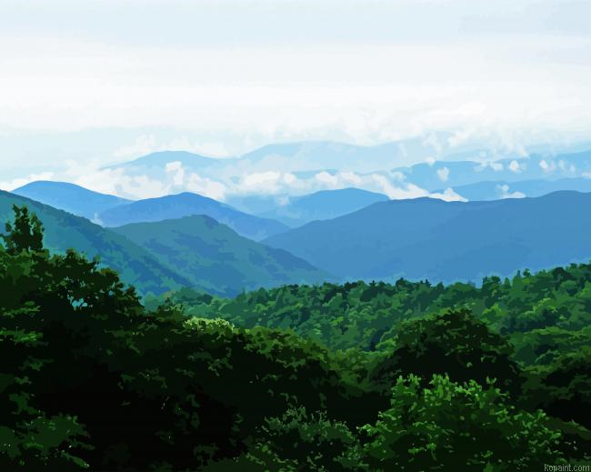Smokey Mountains Painting By Numberss.png