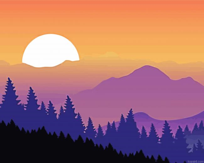 Smoky Mountain Painting By Numberss.png