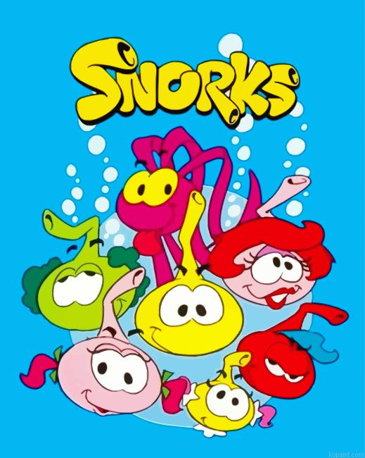 Snorks Poster Painting By Numberss.png