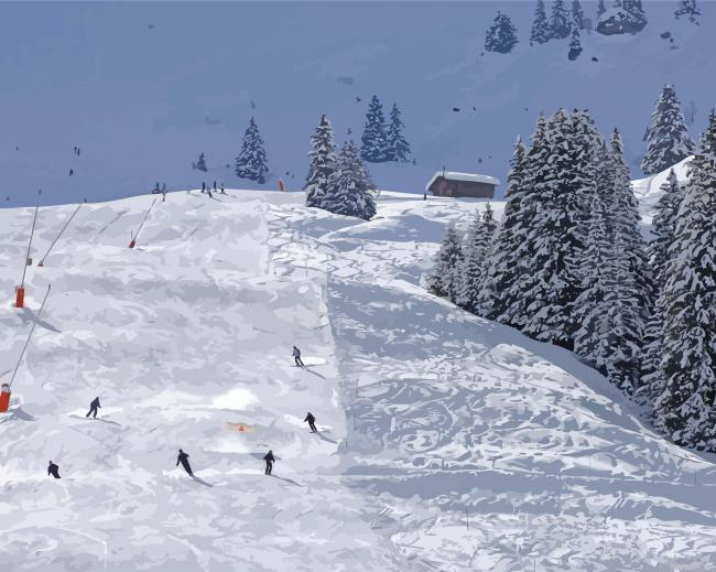 Snowboarding In Megeve Painting By Numberss.png
