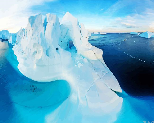 Snowy Greenland Island Painting By Numberss.png