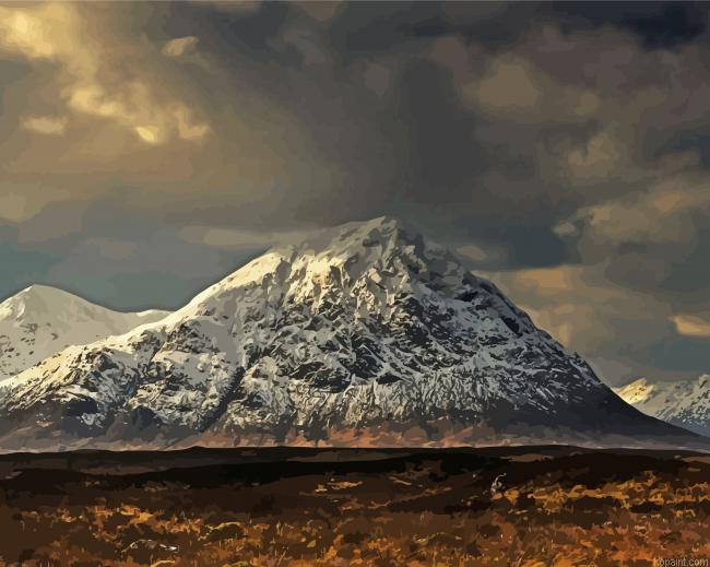 Snowy Munro Mountain Painting By Numberss.png