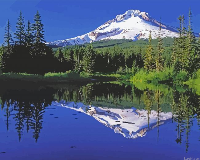 Snowy Oregon Mountain Painting By Numberss.png