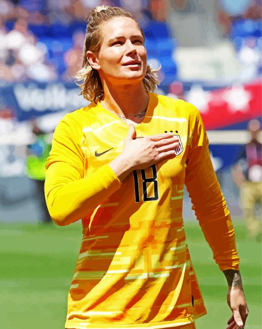 Soccer Player Ashlyn Harris Painting By Numberss.png