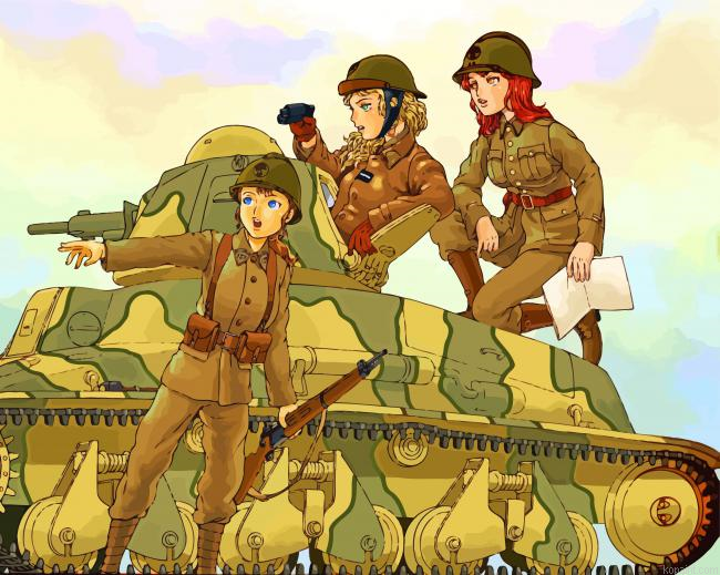 Soldier Girls Painting By Numberss.png