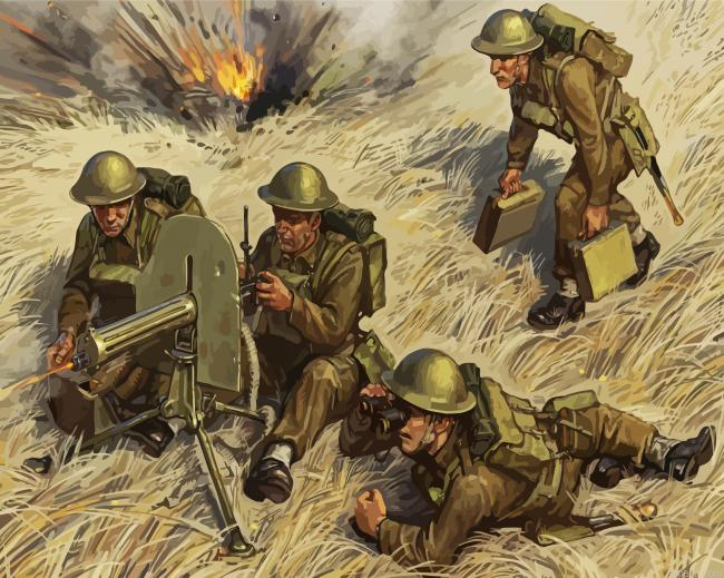 Soldiers During War Time Painting By Numberss.png