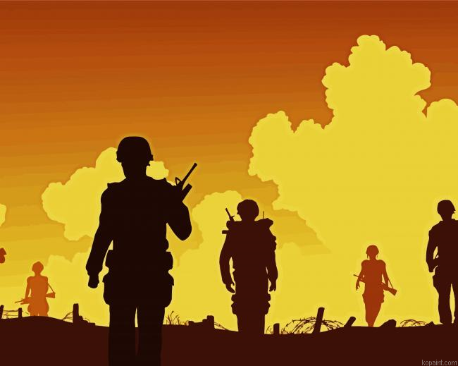 Soldiers In War Painting By Numberss.png