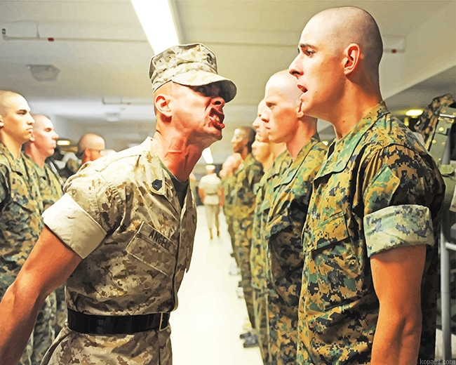 Soldiers Standing On White Floor New Painting By Numberss.png