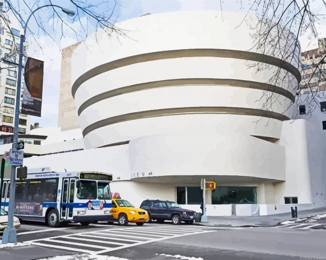 Solomon R Guggenheim Museum Manhattan Paint By Numbers