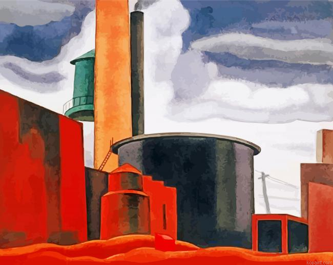 Somber And Hard By Oscar Bluemner Painting By Numberss.png