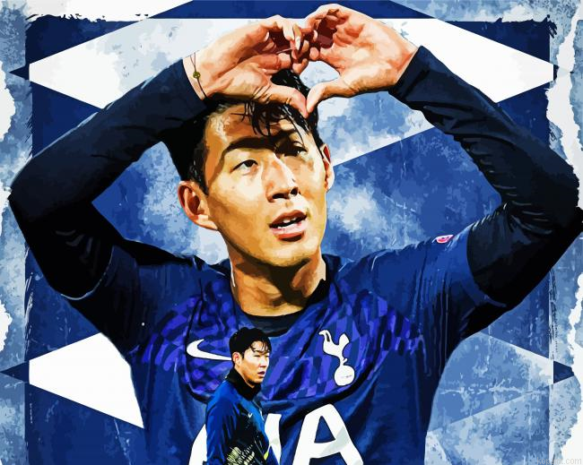 Son Heung Min Painting By Numberss.png