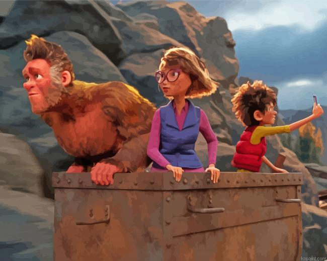 Son Of The Bigfoot Animation Painting By Numberss.png