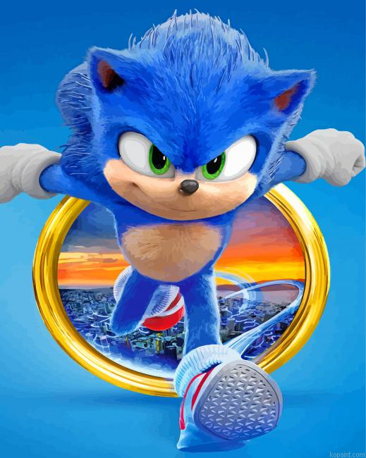 Sonic Hedgehog Painting By Numberss.png