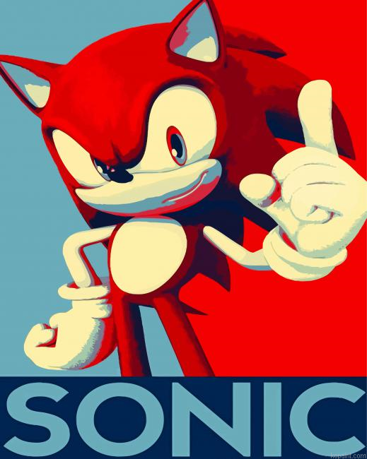 Sonic Paint By Numbers