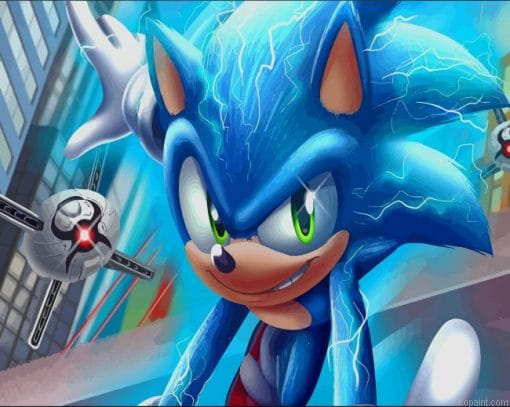 Sonic The Hedgehog Animation Painting By Numberss.png