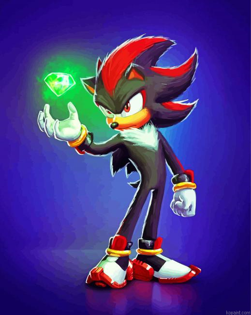 Sonic The Hedgehog Crystal Shadow Painting By Numberss.png