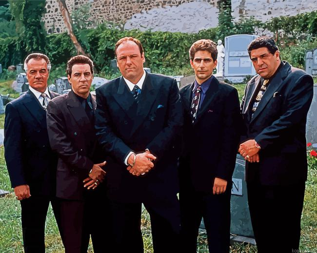 Sopranos Tv Show Paint By Numbers