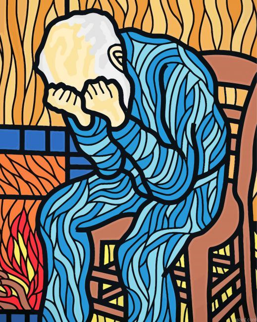 Sorrowing Old Man Painting By Numberss.png