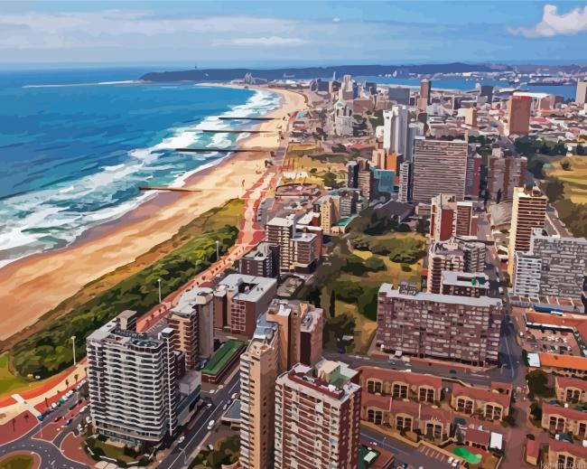 South Africa Durban City Paint By Numbers
