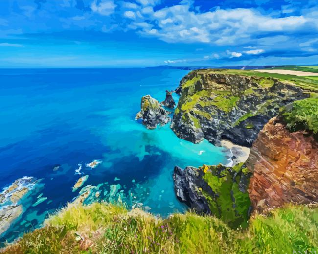 South Devon Coast Paint By Numbers.png