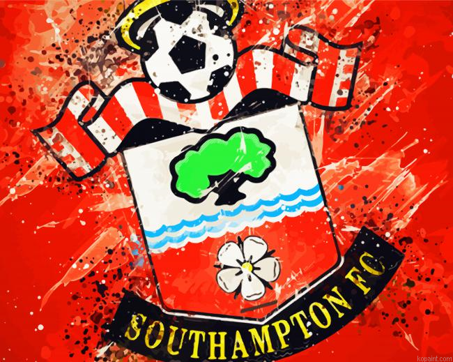 Southampton Fc Logo Painting By Numberss.png