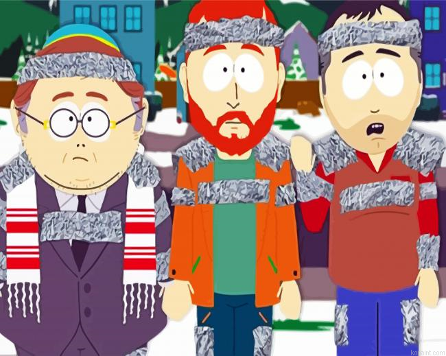 Southpark Old Characters Painting By Numberss.png