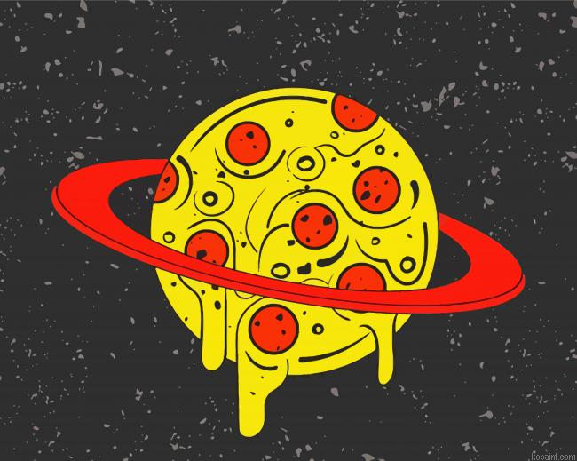 Space Pizza Planet Painting By Numberss.png