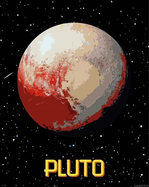 Space Pluto Planet Painting By Numberss.png