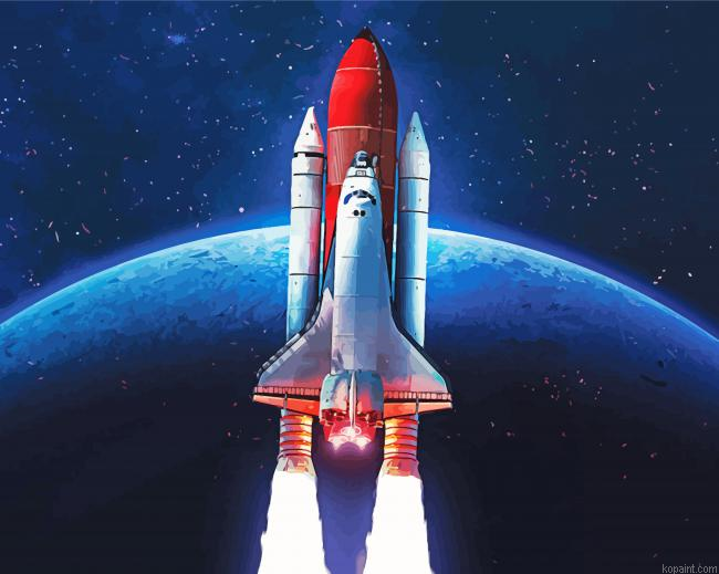 Space Vehicule Space Painting By Numberss.png