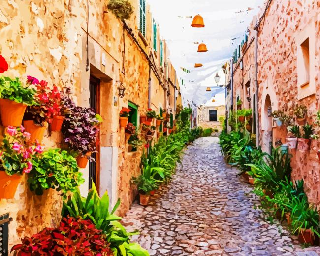 Spain Majorca Old Town Painting By Numberss.png