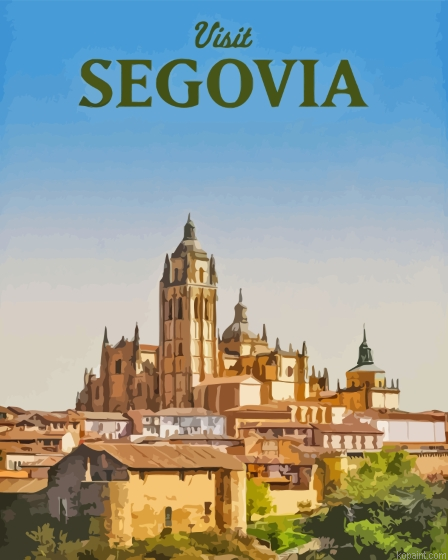 Spain Segovia Poster Paint By Numbers