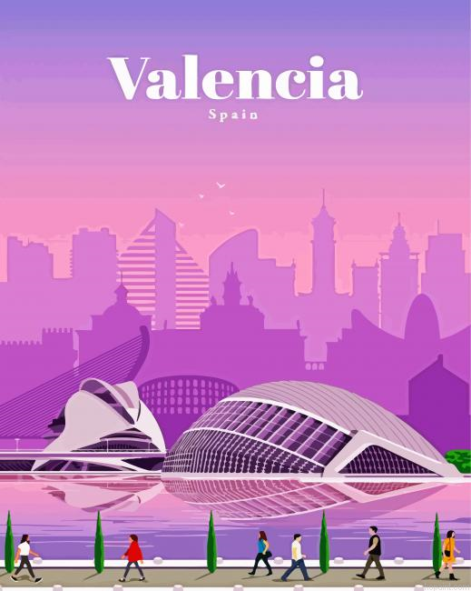 Spain Valencia Poster Painting By Numberss.png
