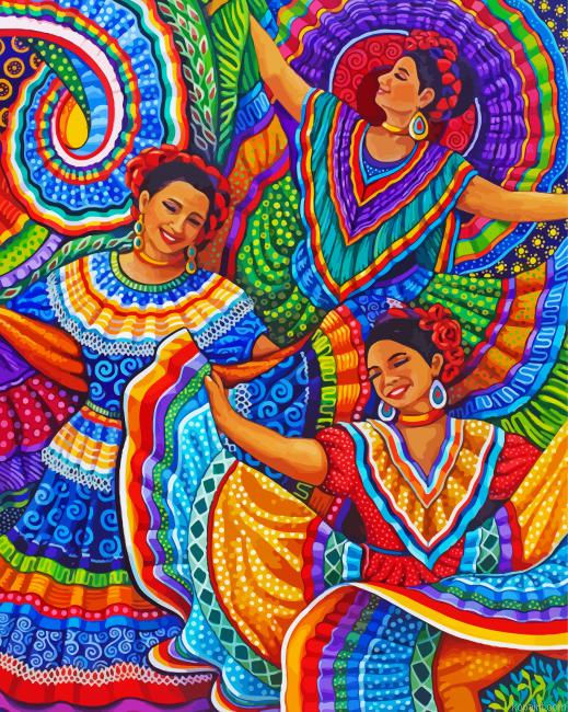 Spanish Fiesta Art Paint By Numbers