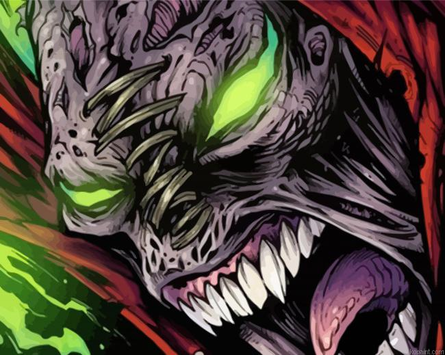 Spawn Face Art Paint By Numbers