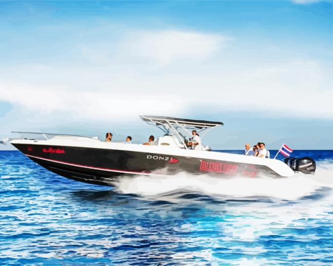 Speed Boat Ride Painting By Numberss.png