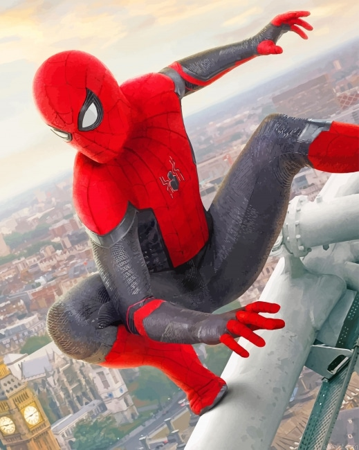 Spider Man Marvel New Painting By Numberss.png