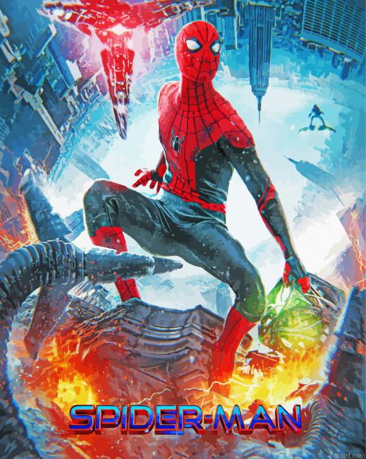 Spider Man No Way Home Painting By Numberss.png
