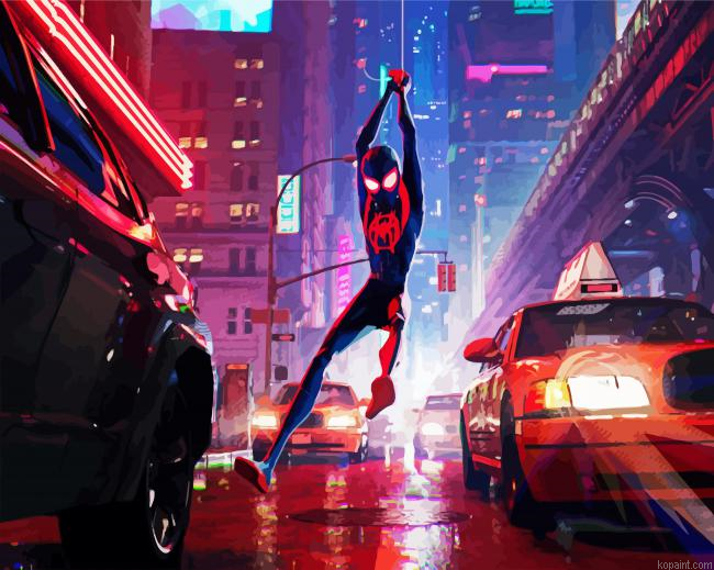 Spider Man Verse Animation Paint By Numbers