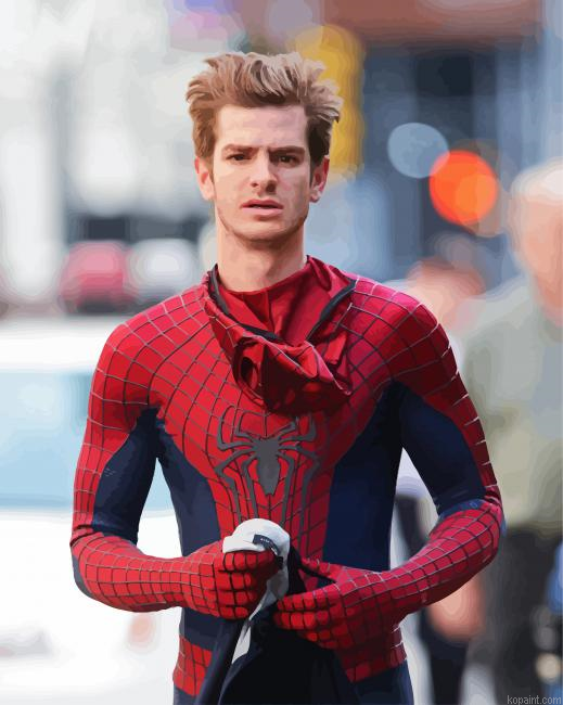 Spiderman Andrew Garfield Painting By Numberss.png