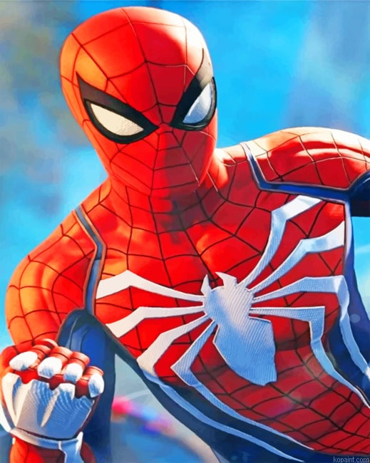 Spiderman Paint By Numbers