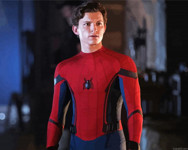 Spiderman Tom Holland Paint By Numbers.png