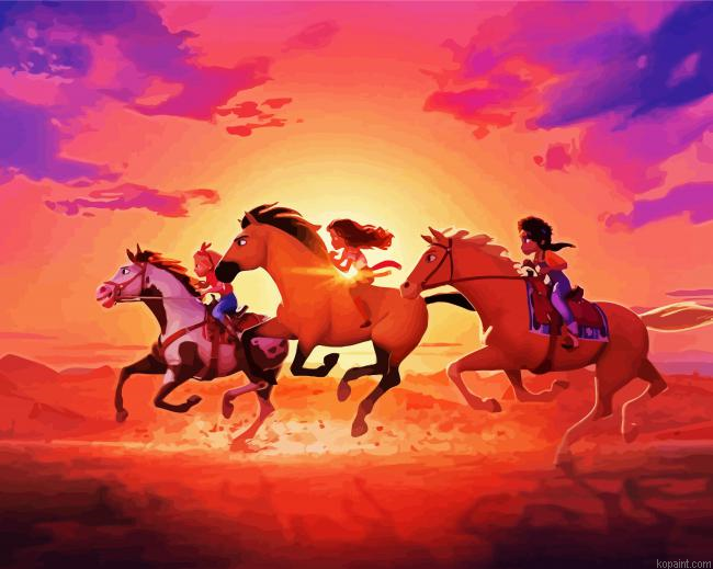 Spirit Untamed Movie Paint by Numbers