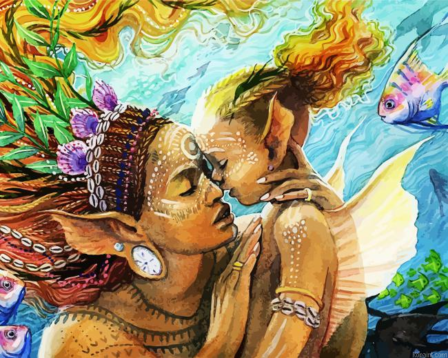 Spiritual Mother And Child Paint By Numbers.png