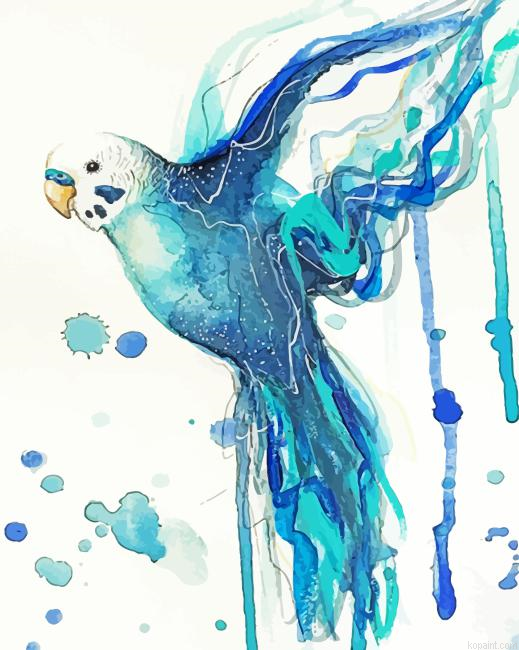 Splash Bird Paint By Numbers