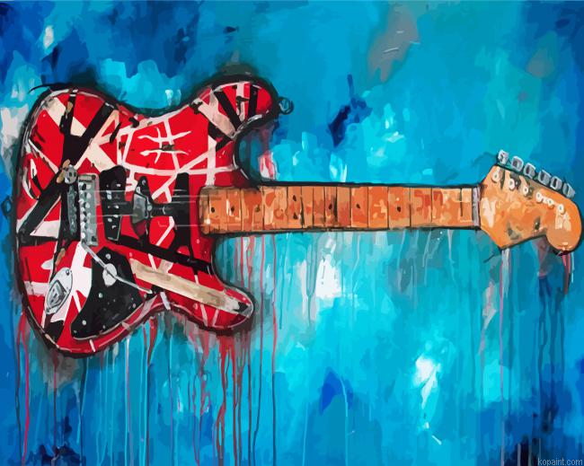Splatter Frankenstrat Guitar Painting By Numberss.png