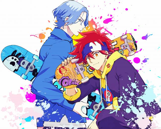 Splatter SK8 The Infinity Anime Paint By Numbers